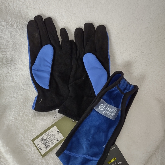 Beautiful Blue Isotoner Gloves & Earband Blue M/L - Picture 5 of 7